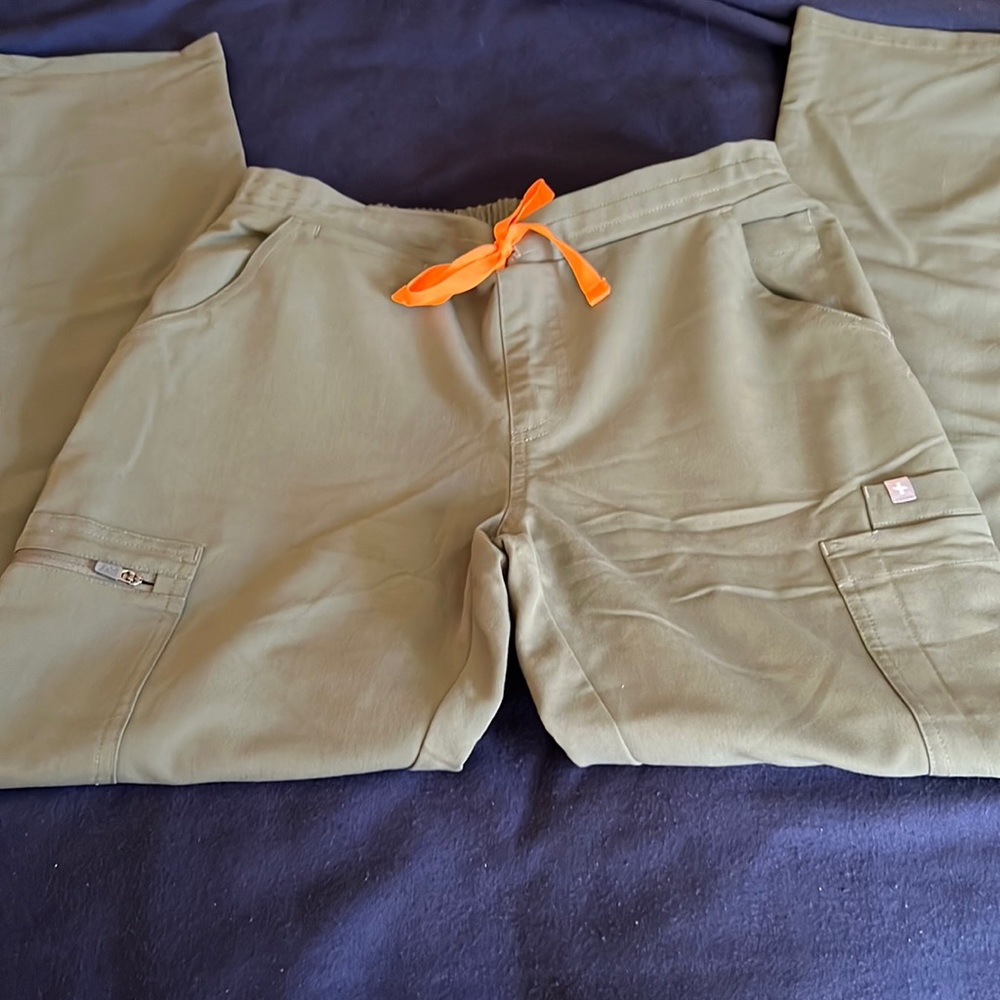 Cargo style figs scrub pants